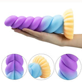 Liquid Silicone Mixed Color Dildo - Seductiva